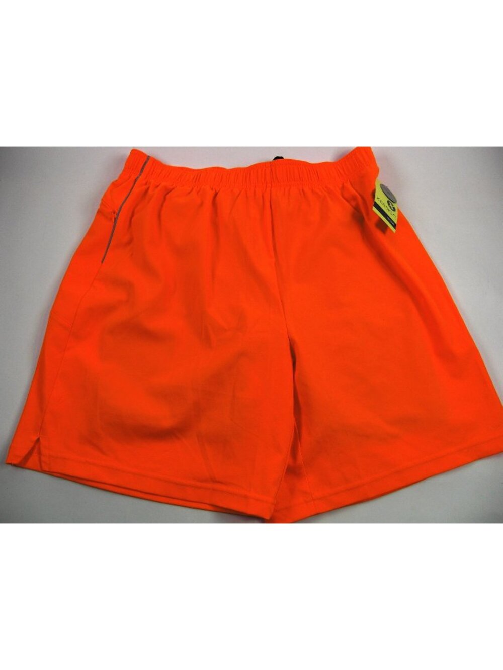 Xersion Running Shorts Mens Size Large Neon Orange Quick Dri Elastic Waist NWT